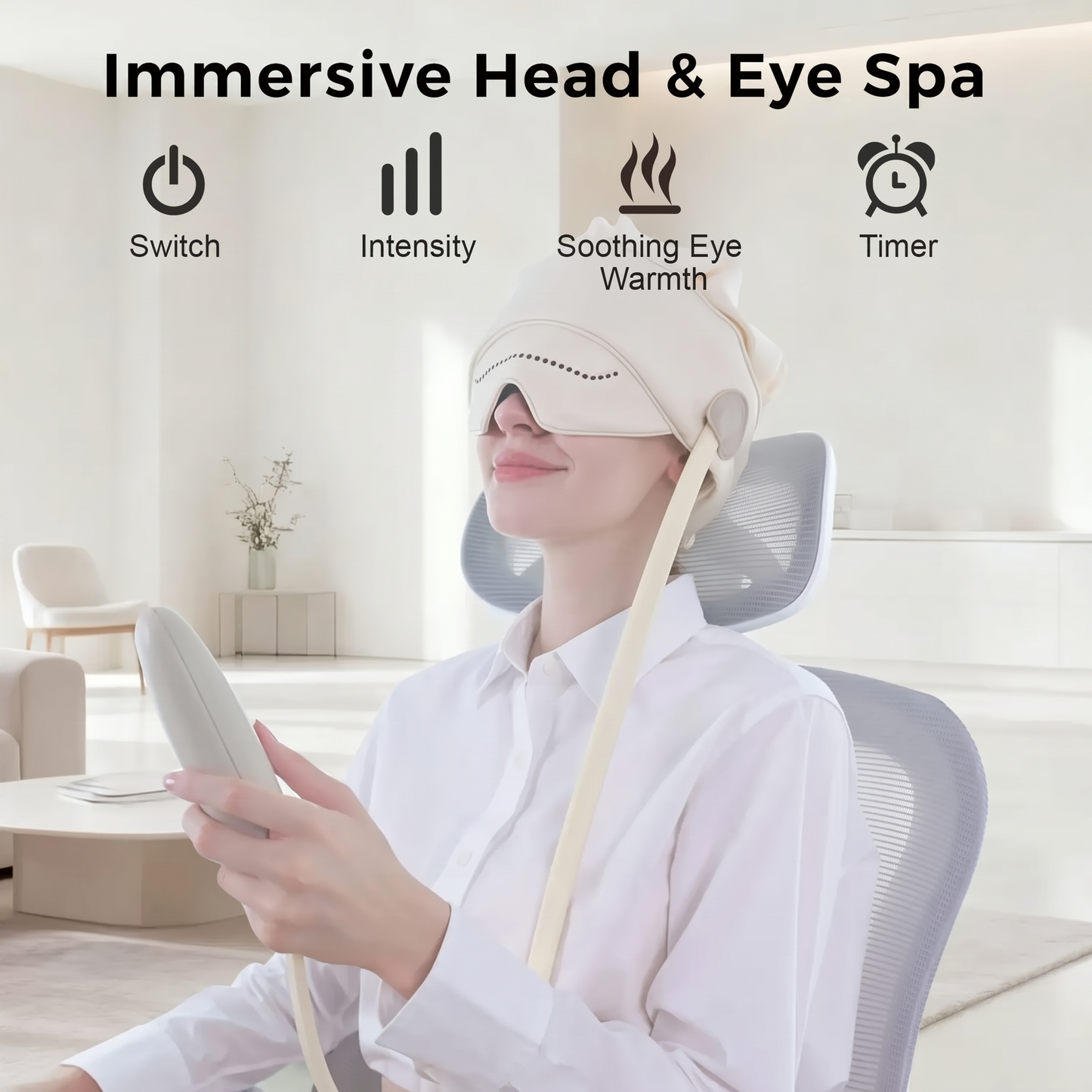 HaloRest™ Heated Head & Eye Massager