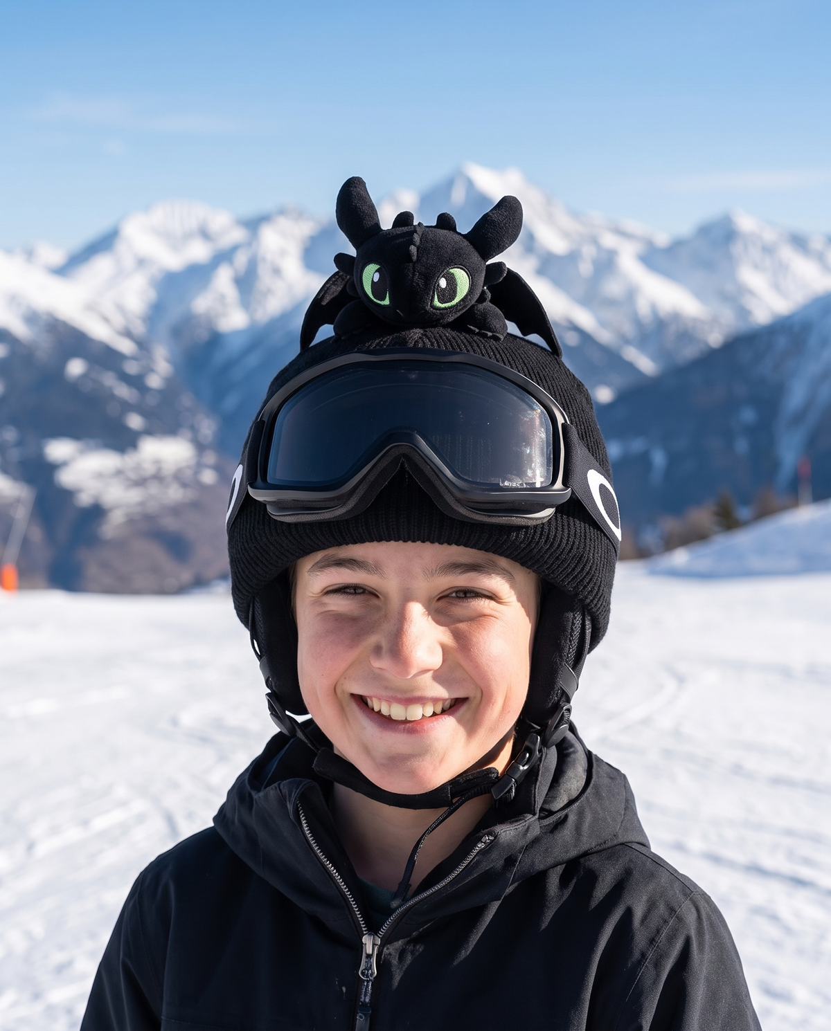LC Prime Cartoon Helmet Cover — Ski & Snowboard