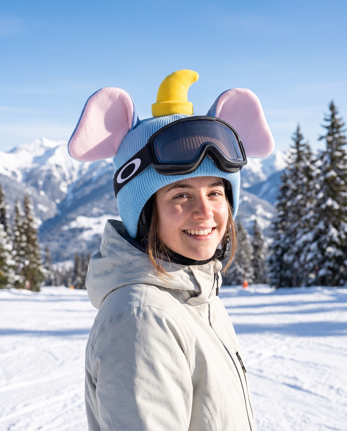 LC Prime Cartoon Helmet Cover — Ski & Snowboard