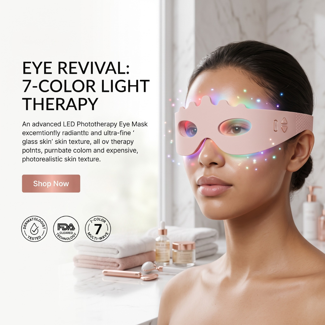 LC Prime InfraGlow™ — Red Light Therapy Eye Mask