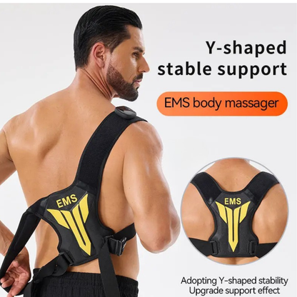 AlignPulse™ Smart Posture Band | 4-Zone Back Massage | LC Prime