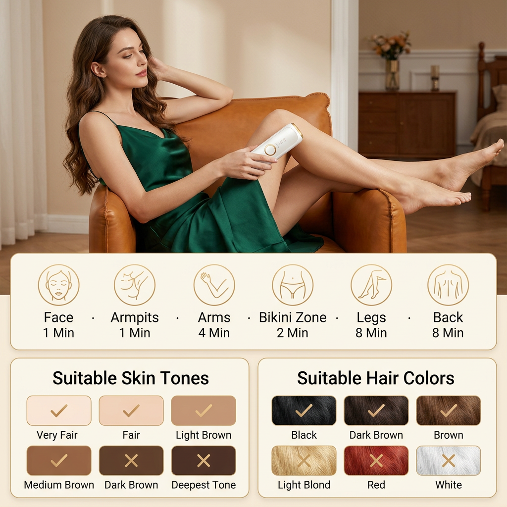 LC Prime SilkPulse™ Pro — Ice-Cooling IPL Hair Removal | Ships From USA