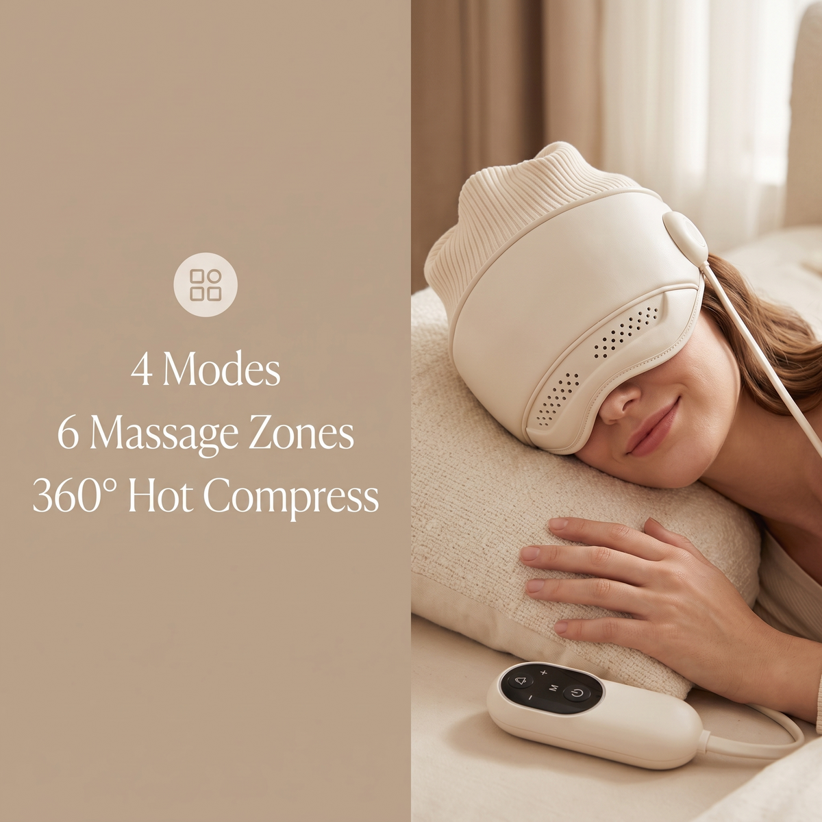HaloRest™ Heated Head & Eye Massager