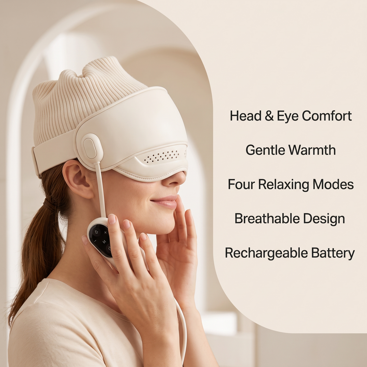 HaloRest™ Heated Head & Eye Massager