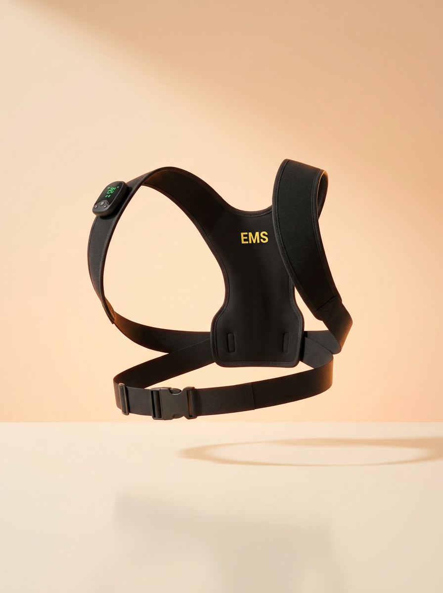 AlignPulse™ Smart Posture Band | 4-Zone Back Massage | LC Prime